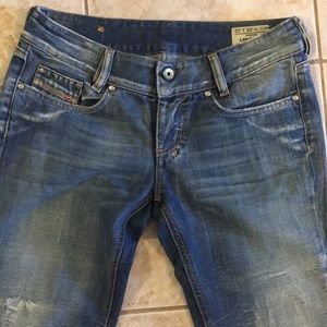 Diesel jeans medium wash boot cut/flare size 28